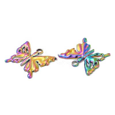 304 Stainless Steel Pendants STAS-Z041-37RC-1