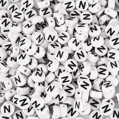500Pcs Acrylic Beads SACR-TA0001-55N-1