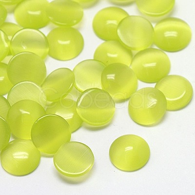 Cat Eye Cabochons CE-J002-8mm-17-1