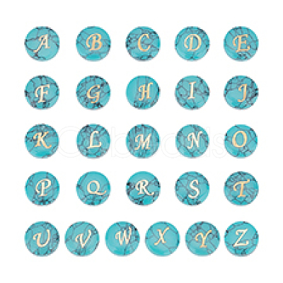26Pcs 26 Styles Synthetic Turquoise Beads G-PH0002-73-1