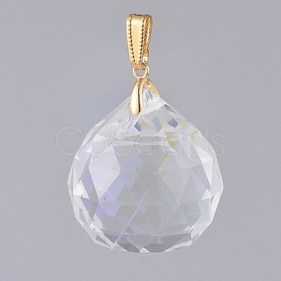 Glass Pendants PALLOY-JF00445-03-1