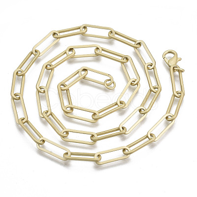 Brass Paperclip Chains MAK-S072-14D-MG-1