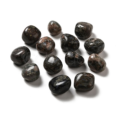 Natural Glaucophane Beads G-G979-A17-1