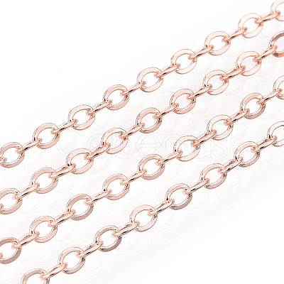 Brass Cable Chains CHC-T008-08RG-1