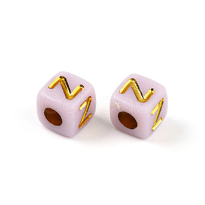 Plating Acrylic Beads OACR-N140-01H-Z-1