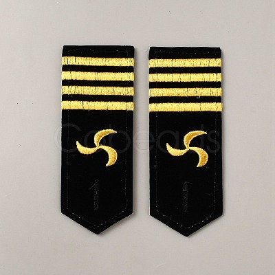 Polyester Fiber Epaulettes AJEW-WH0475-95D-1