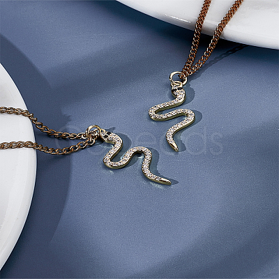 2Pcs Brass Micro Pave Cubic Zirconia Pendants KK-LP0004-06-1