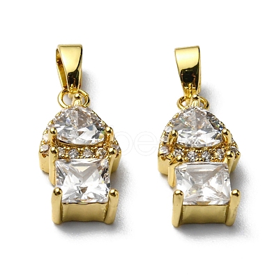 Brass Pendants KK-D030-02G-1