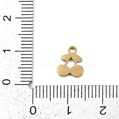304 Stainless Steel Enamel Charms STAS-I338-01G-16-1