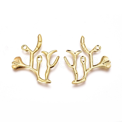 Electroplated Iron Pendants LS-X-IFIN-I030-04G-1