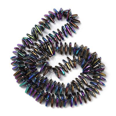 Electroplate Glass Beads Strands GLAA-K061-04A-FB02-1