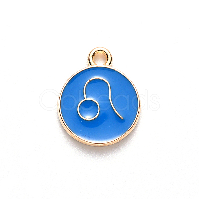 Alloy Enamel Pendants LS-X-ENAM-S124-01A-02G-1