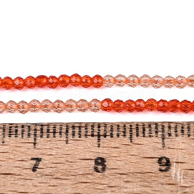 Transparent Glass Beads Strands GLAA-N074-01A-16-1