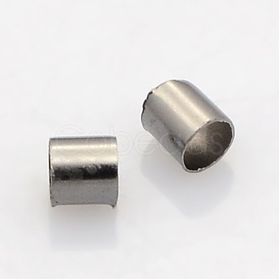 Brass Crimp Beads KK-L017-B-1
