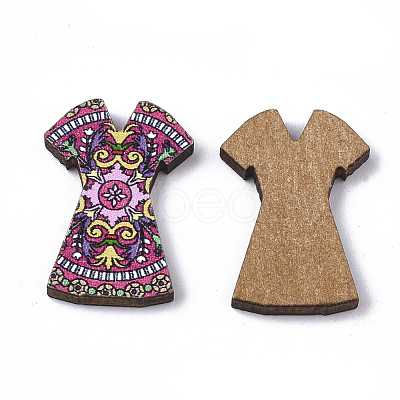 Printed Basswood Cabochons LS-WOOD-S045-082A-1