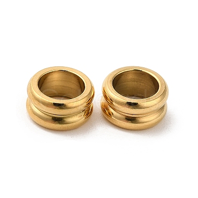 304 Stainless Steel European Beads LS-STAS-H214-05G-1
