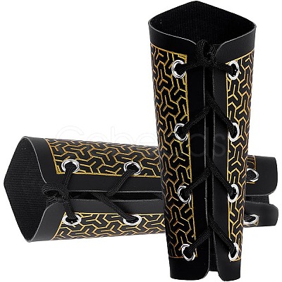 2Pcs Adjustable PU Leather Cord Bracelet AJEW-WH0010-50E-1