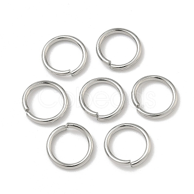 Tarnish Resistant 304 Stainless Steel Open Jump Rings STAS-E067-08-10mm-1