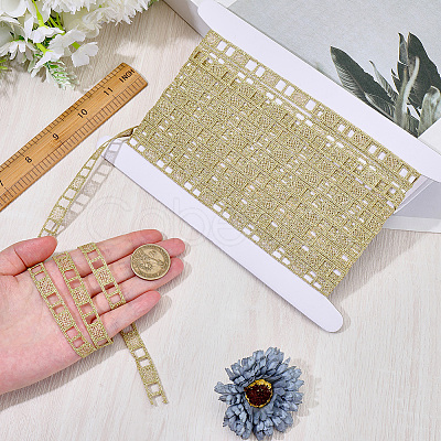 7.5Yards Polyester Lace Trims SRIB-GF0001-54B-1
