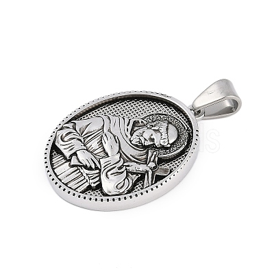304 Stainless Steel Pendants STAS-M103-01AS-06-1