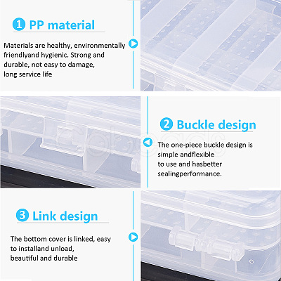 Double Layer Plastic Storage Container CON-BC0001-09-1
