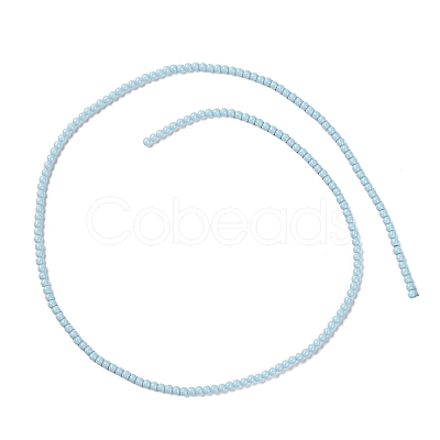 Imitation Jade Glass Beads Strands GLAA-K062-A01-06-1