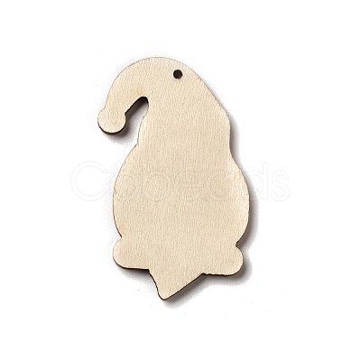 Christmas Single Face Printed Wood Big Pendants LS-WOOD-H102-01C-1