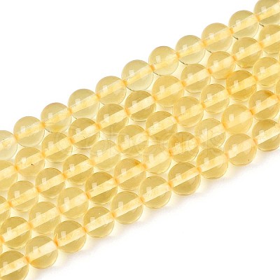 Natural Amber Beads Strands G-N351-05A-01-1