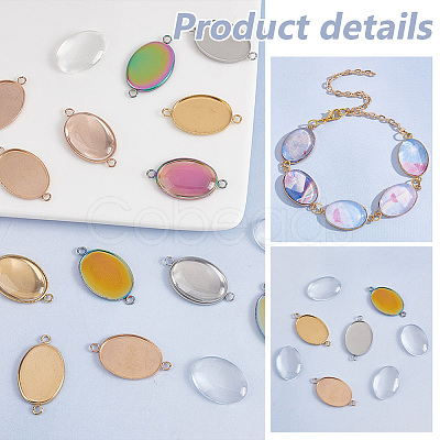 DIY Blank Oval Link Making Kit DIY-PH0021-36-1