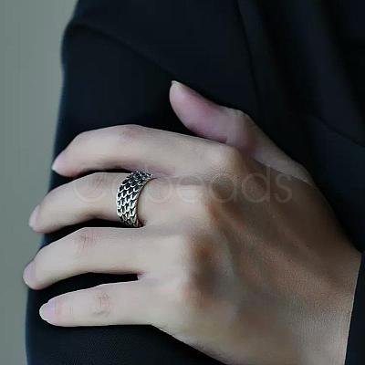Alloy Squama Adjustable Finger Rings for Men FS-WGC01FD-01-1