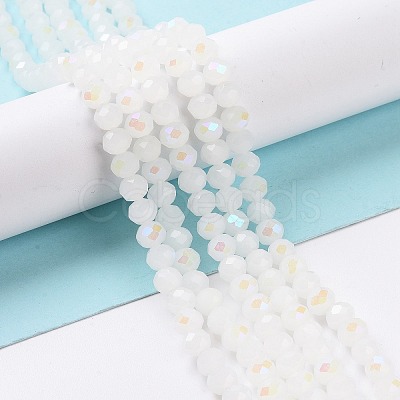 Electroplate Glass Beads Strands EGLA-A034-J10mm-L08-1