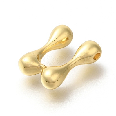 Rack Plating Brass Beads KK-S051-01G-V-1
