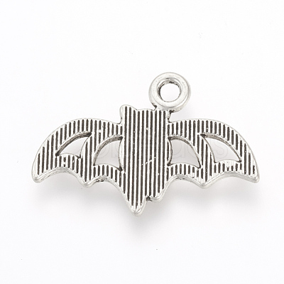 Tibetan Style Alloy Pendants X-TIBEP-Q076-025AS-RS-1