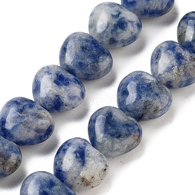 Natural Blue Spot Jasper Beads Strands G-B022-26C-1