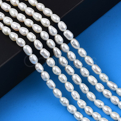 Natural Cultured Freshwater Pearl Beads Strands PEAR-N012-04D-1