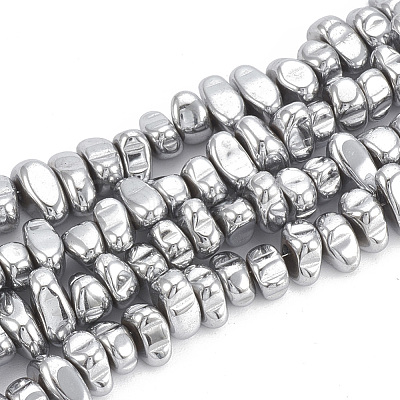 Electroplate Non-magnetic Synthetic Hematite Beads Strands X-G-T061-102O-1
