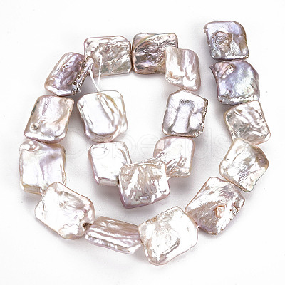 Natural Keshi Pearl Beads Strands PEAR-S020-K02-1