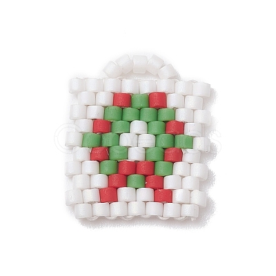 Handmade MIYUKI Japanese Seed Loom Pattern Seed Beads PALLOY-MZ00108-1