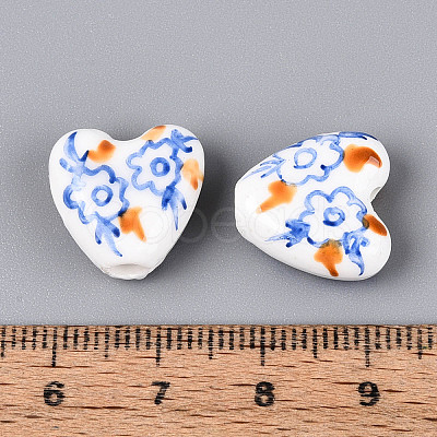 Handmade Porcelain Ceramic Beads PORC-T134-28B-1