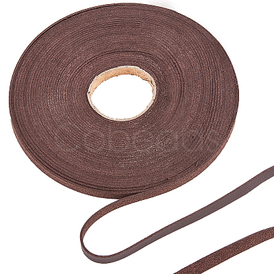 10M Flat Imitation Leather Cord LC-WH0003-08B-02-1