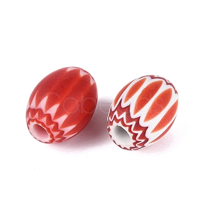 Handmade Millefiori Glass Barrel Beads LA-N002-05D-1