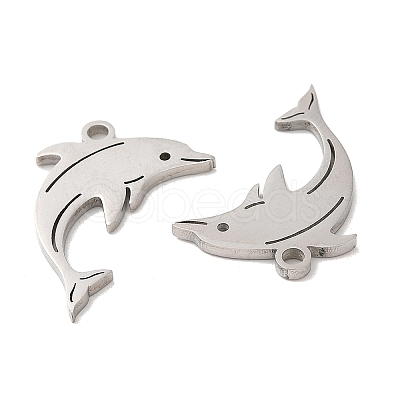 Non-Tarnish 304 Stainless Steel Pendants STAS-L020-015P-1