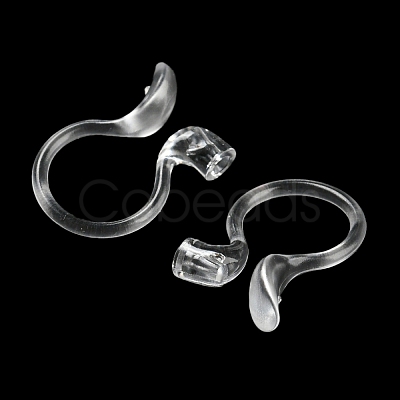 Resin Clip-on Earring Findings FIND-H046-15-1