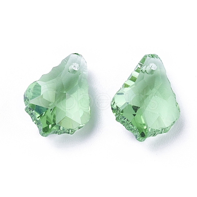 Faceted Glass Pendants GLAA-F068-C23-01-1