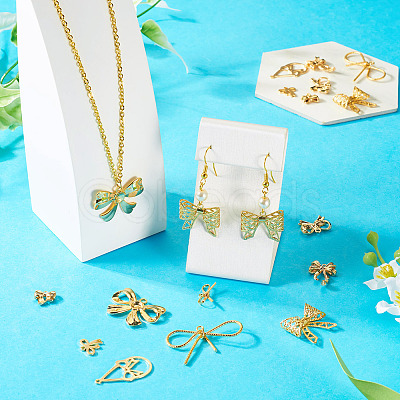 18Pcs 9 Styles Brass Pendants KK-TA0001-87-1
