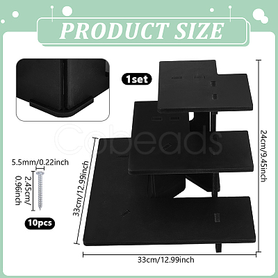 PVC 3-Tier Gift Desktop Organizer Shelf AJEW-WH0609-952A-02-1