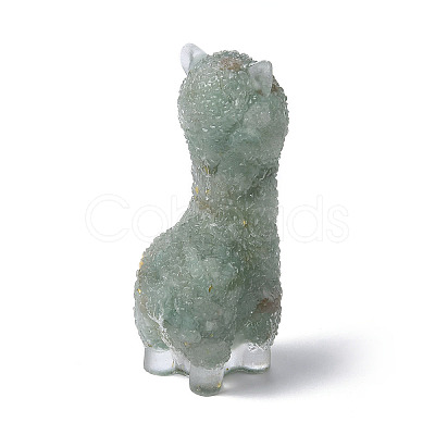 Resin Alpaca Display Decoration LS-DJEW-P021-B03-1