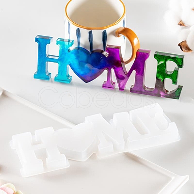 DIY Word Home Silicone Molds DIY-L042-001-1