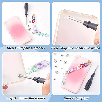 DIY Curb Chains Bracelet Making Kits DIY-BC0005-75-1