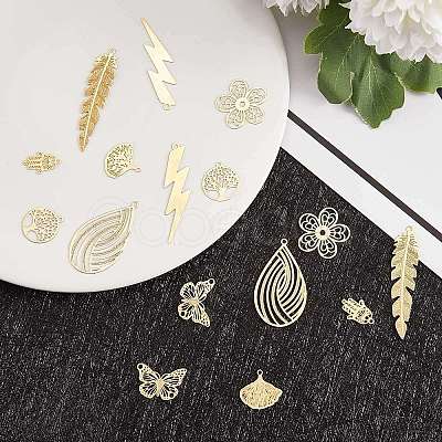 DIY Filigree Drop Earring Making Kits DIY-SZ0008-74-1